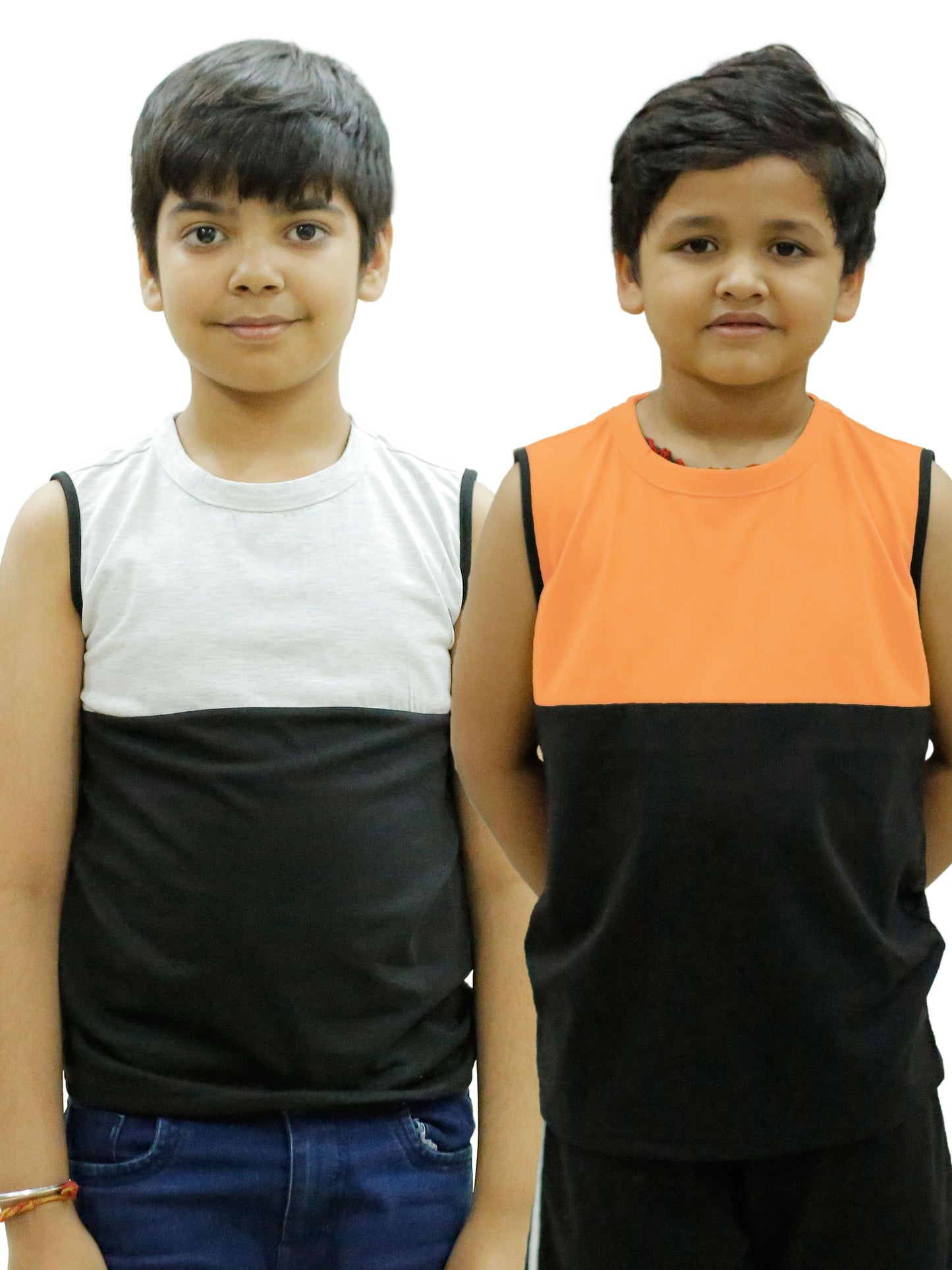 Black Grey & Black Orange