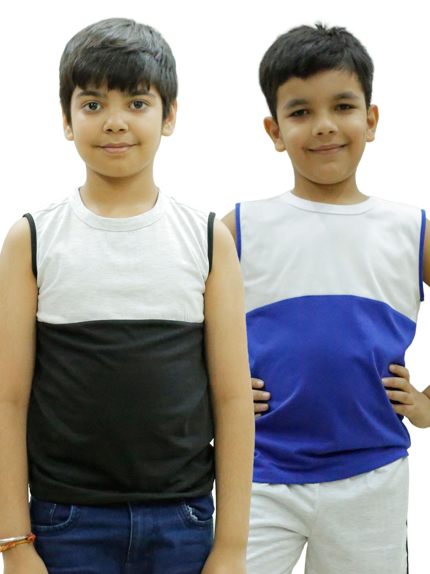 Black Grey & Royal Blue White