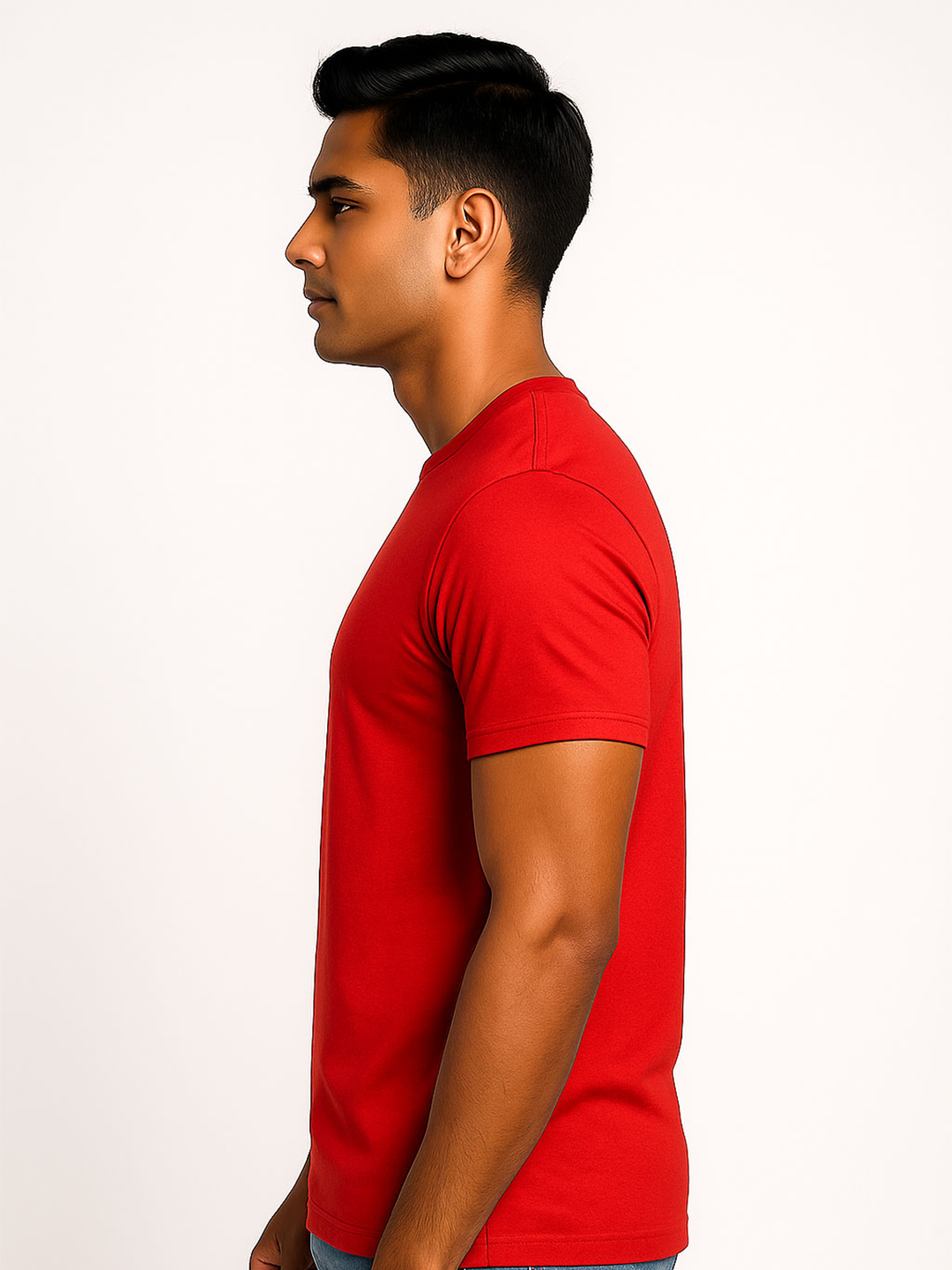 Unbothered Printed Pure Cotton T-Shirt for Men | Colorful Typography Graphic Tee | Trendy Casual Slim Fit Half Sleeve T-Shirt