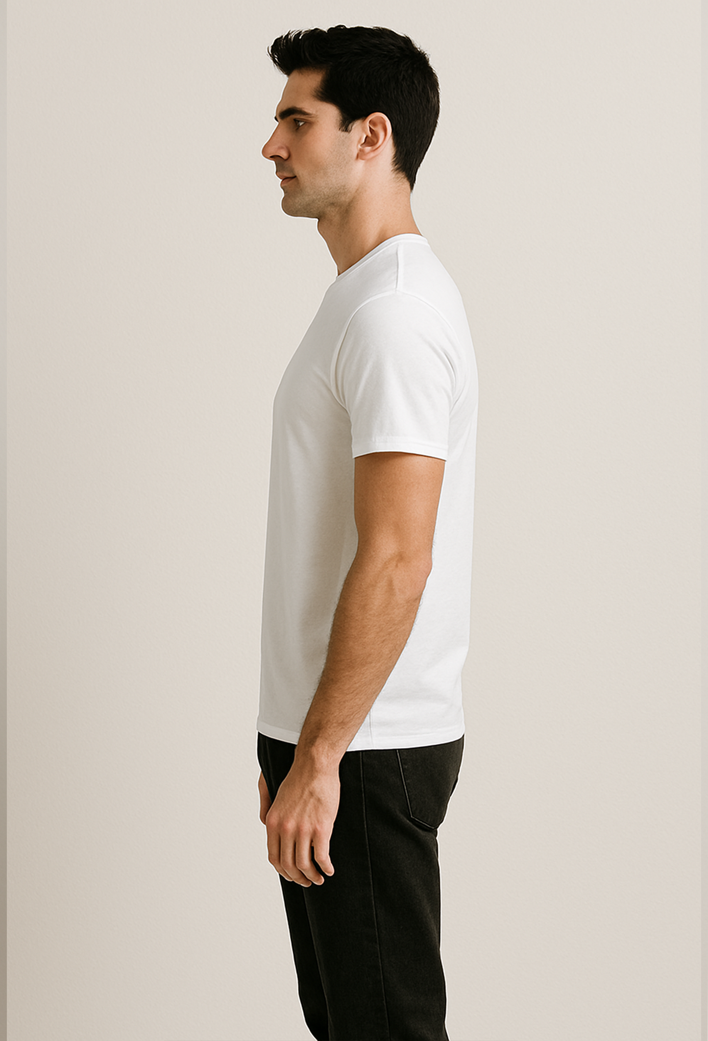 One Step Closer Printed Pure Cotton T-Shirt for Men | Motivational Quote Graphic Tee | Half Sleeve Casual Slim Fit Stylish T-Shirt
