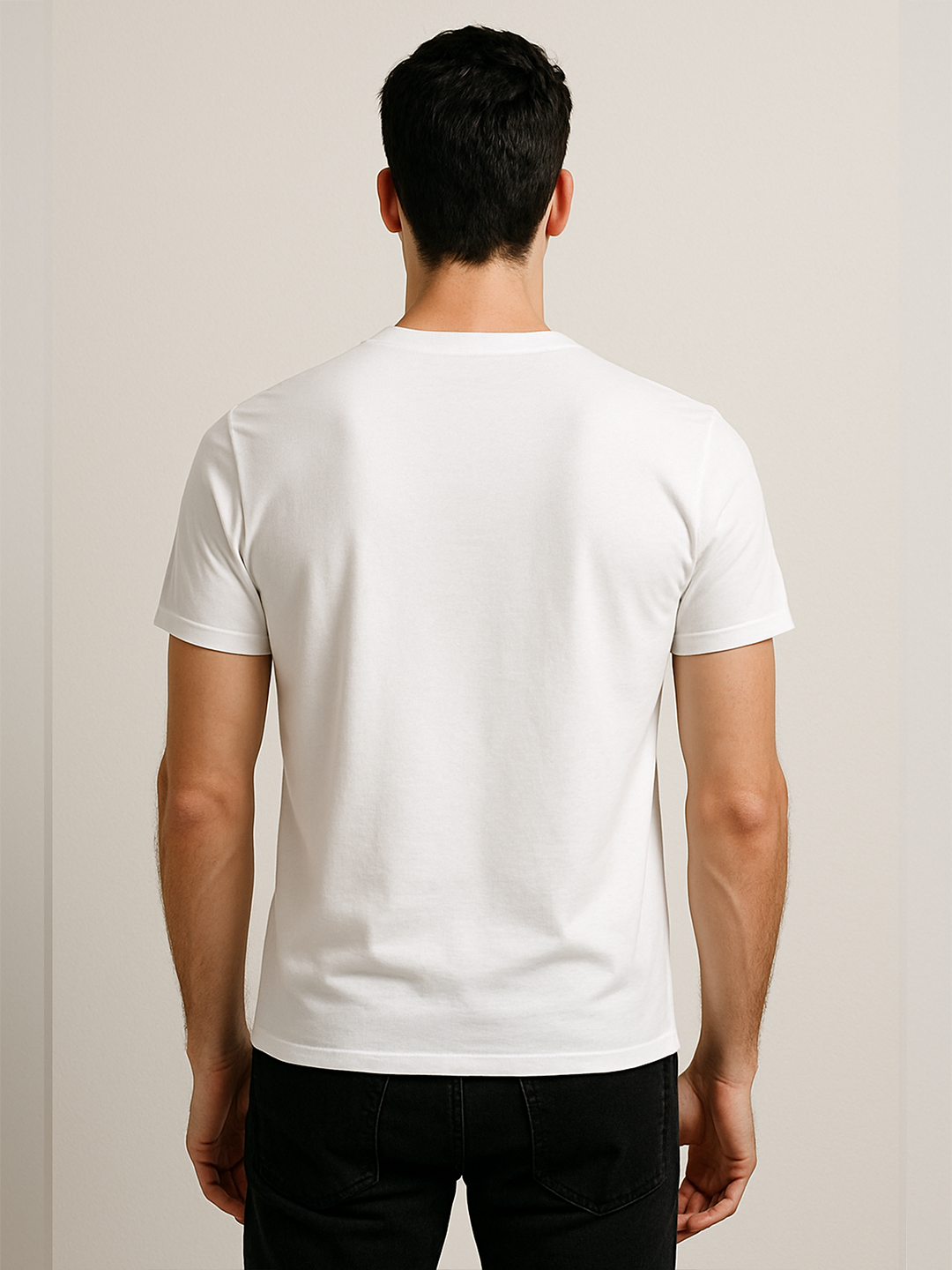 Unbothered Printed Pure Cotton T-Shirt for Men | Colorful Typography Graphic Tee | Trendy Casual Slim Fit Half Sleeve T-Shirt