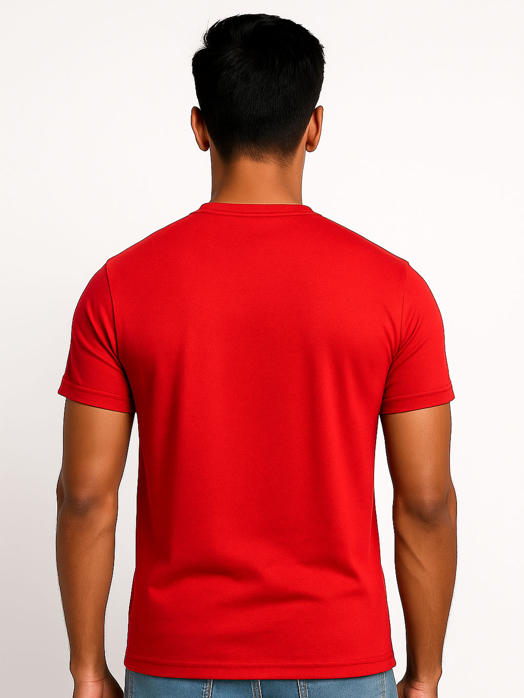 Unbothered Printed Pure Cotton T-Shirt for Men | Colorful Typography Graphic Tee | Trendy Casual Slim Fit Half Sleeve T-Shirt