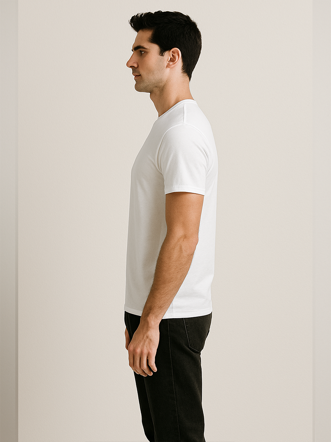 Unbothered Printed Pure Cotton T-Shirt for Men | Colorful Typography Graphic Tee | Trendy Casual Slim Fit Half Sleeve T-Shirt