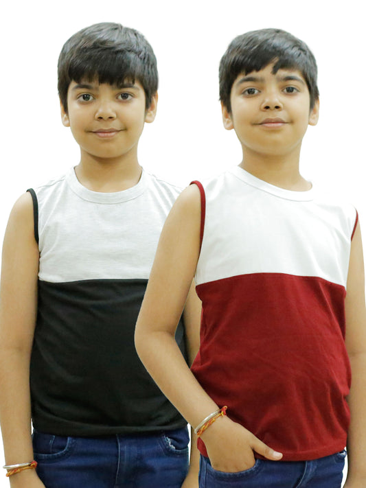 Maroon White & Black Grey