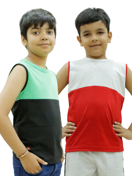 Red Grey & Black Mint Green