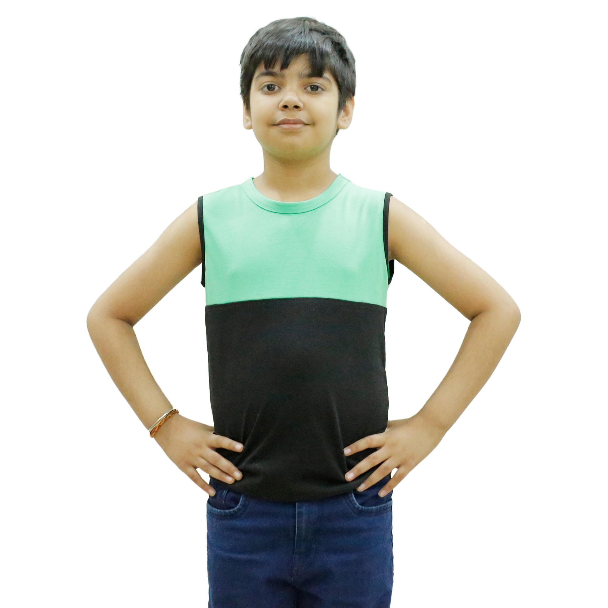Black Mint Green