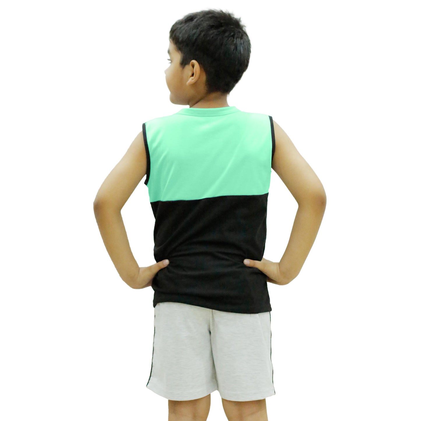 Black Mint Green